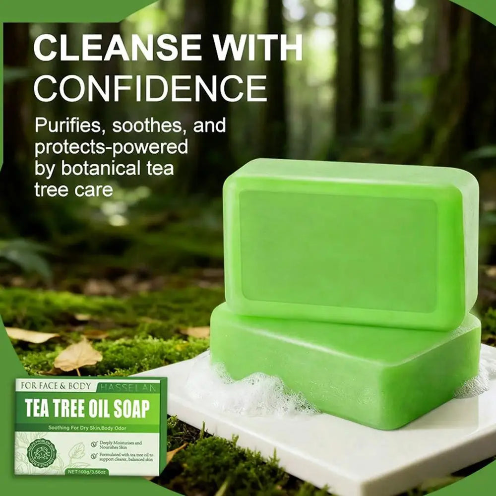 tea tree oil soap for acne and oily skin 100g