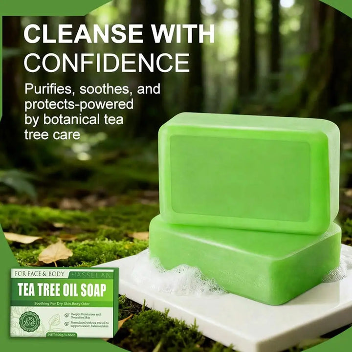 tea tree oil soap for acne and oily skin 100g