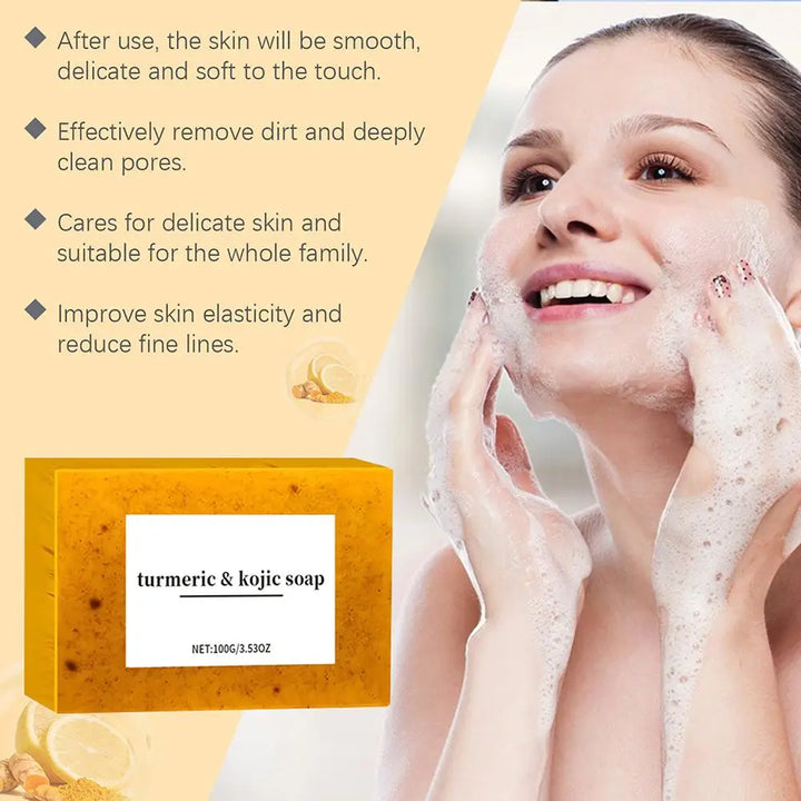 Lemon Turmeric Kojic Acid Soap