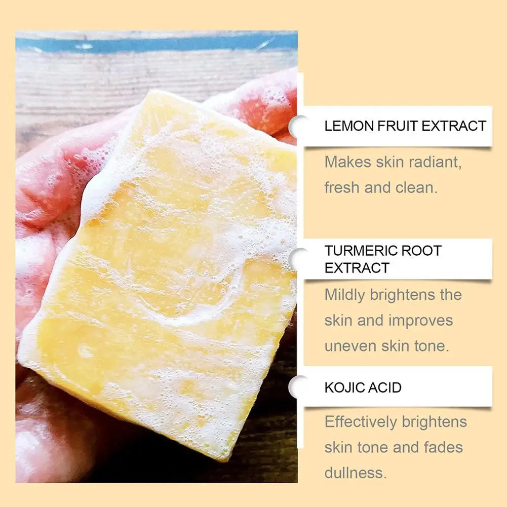 Lemon Turmeric Kojic Acid Soap