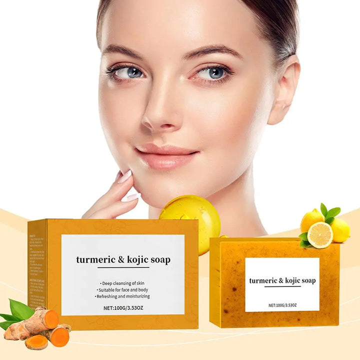 Lemon Turmeric Kojic Acid Soap